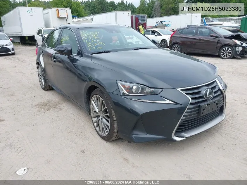 2017 Lexus Is 300 300 VIN: JTHCM1D26H5023380 Lot: 12065531