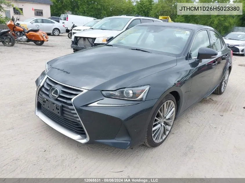 2017 Lexus Is 300 300 VIN: JTHCM1D26H5023380 Lot: 12065531