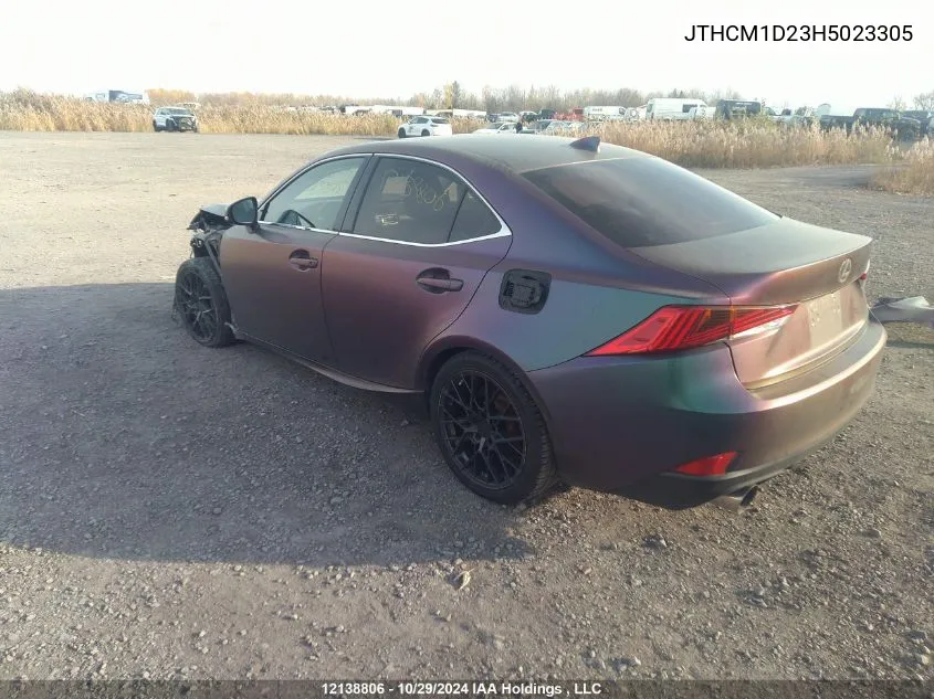 2017 Lexus Is 300 300 VIN: JTHCM1D23H5023305 Lot: 12138806