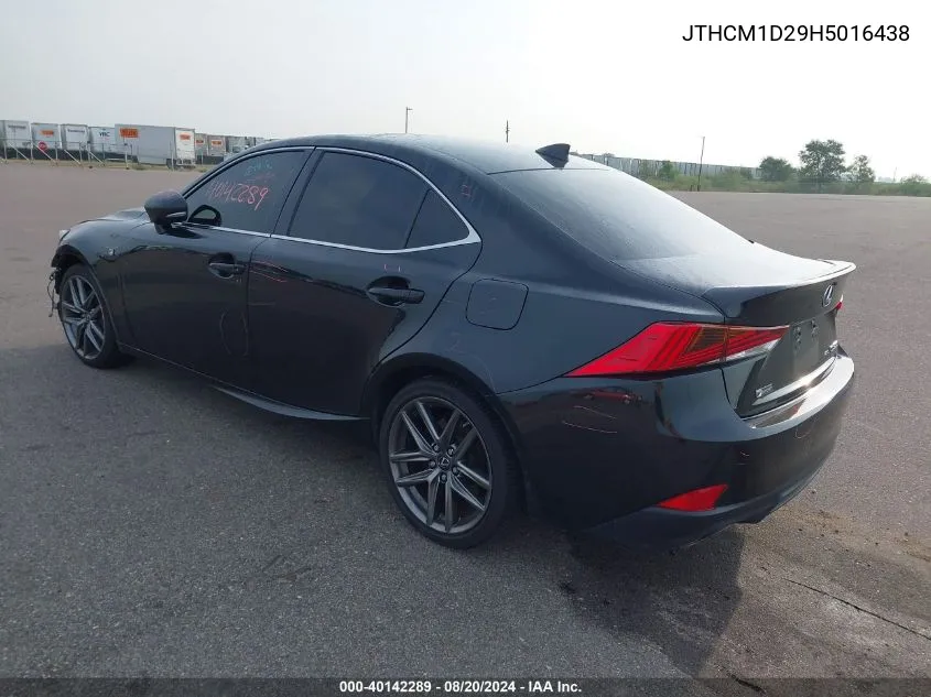 2017 Lexus Is 300 VIN: JTHCM1D29H5016438 Lot: 40142289