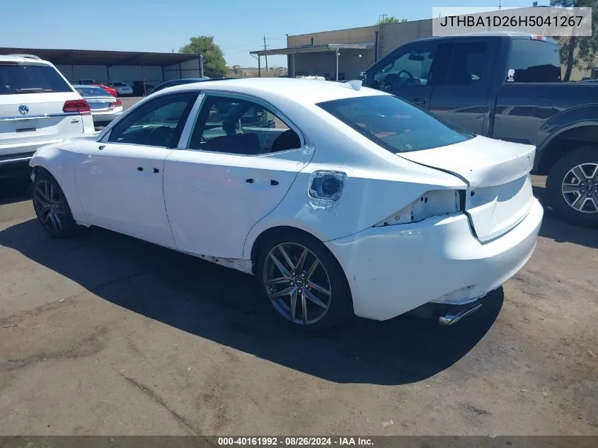 JTHBA1D26H5041267 2017 Lexus Is 200T