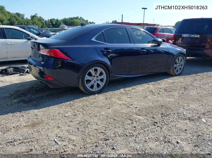 2017 Lexus Is 300 VIN: JTHCM1D2XH5018263 Lot: 40287788