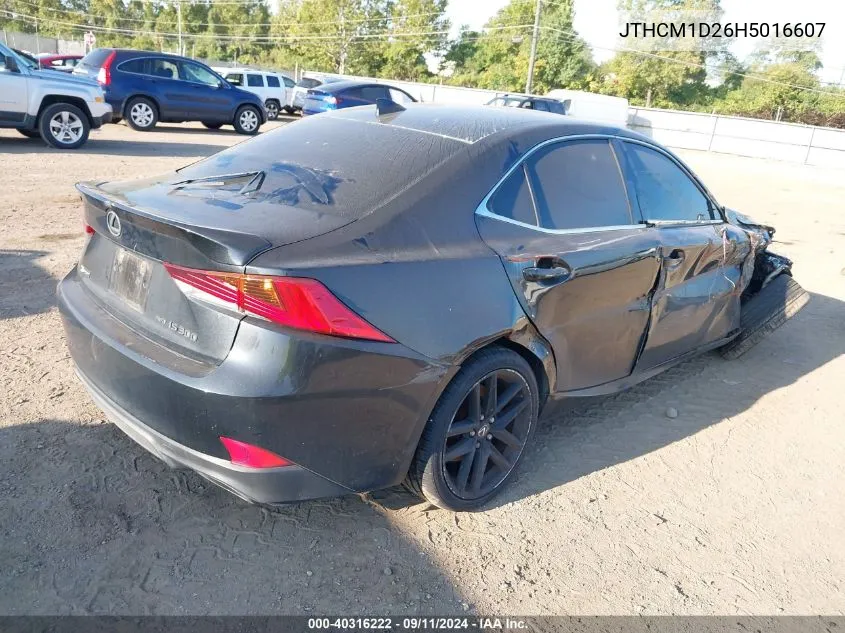 2017 Lexus Is 300 300 VIN: JTHCM1D26H5016607 Lot: 40316222