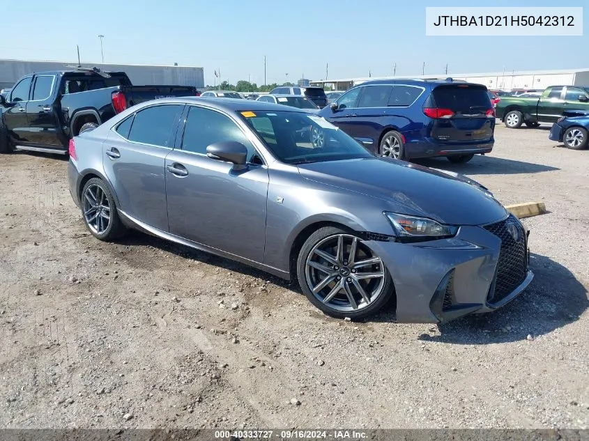 JTHBA1D21H5042312 2017 Lexus Is 200T