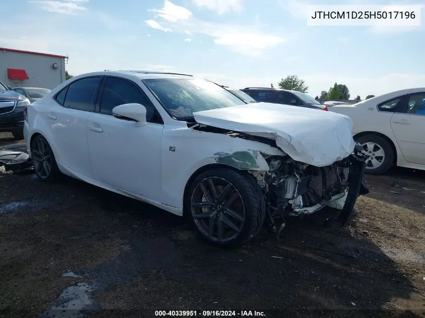 JTHCM1D25H5017196 2017 Lexus Is 300