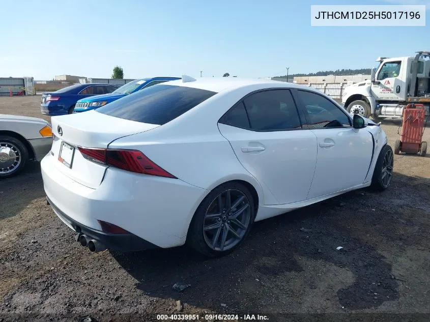 JTHCM1D25H5017196 2017 Lexus Is 300