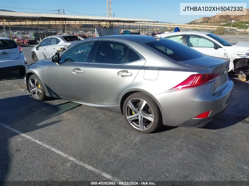 JTHBA1D2XH5047332 2017 Lexus Is 200T 200T