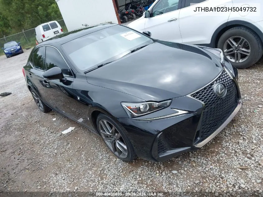 2017 Lexus Is 200T VIN: JTHBA1D23H5049732 Lot: 40435695