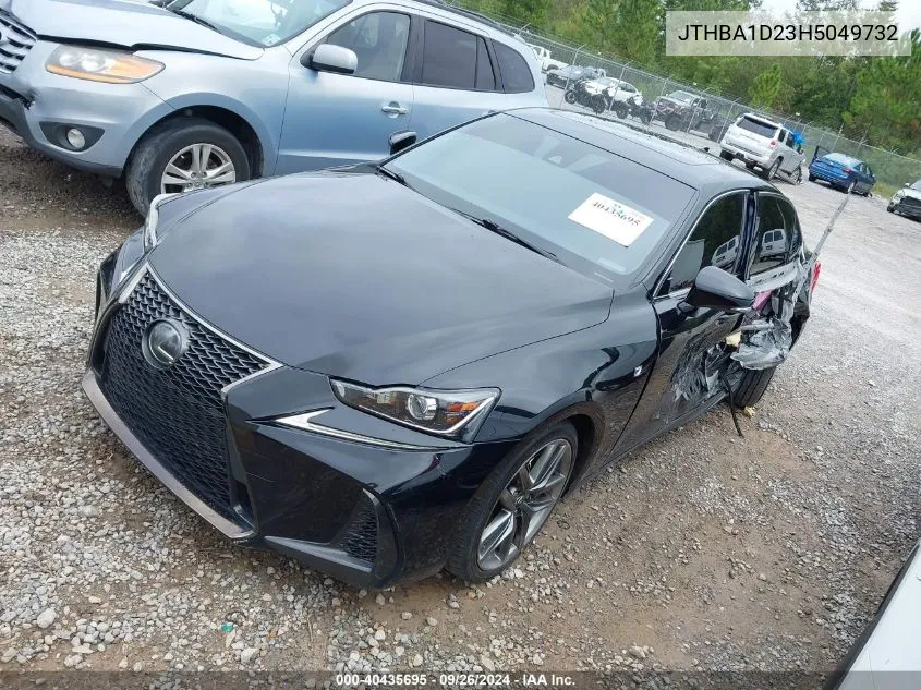 2017 Lexus Is 200T VIN: JTHBA1D23H5049732 Lot: 40435695