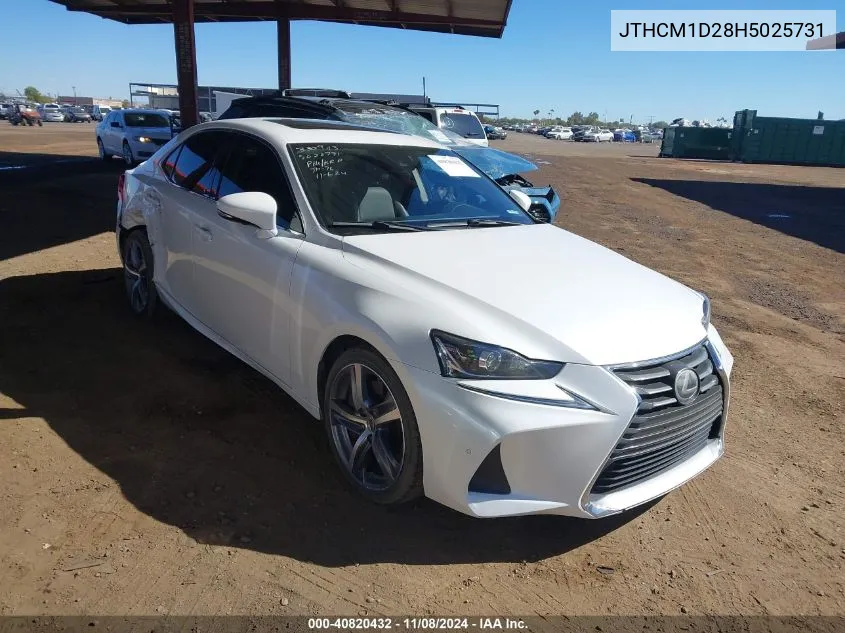 2017 Lexus Is 300 VIN: JTHCM1D28H5025731 Lot: 40820432