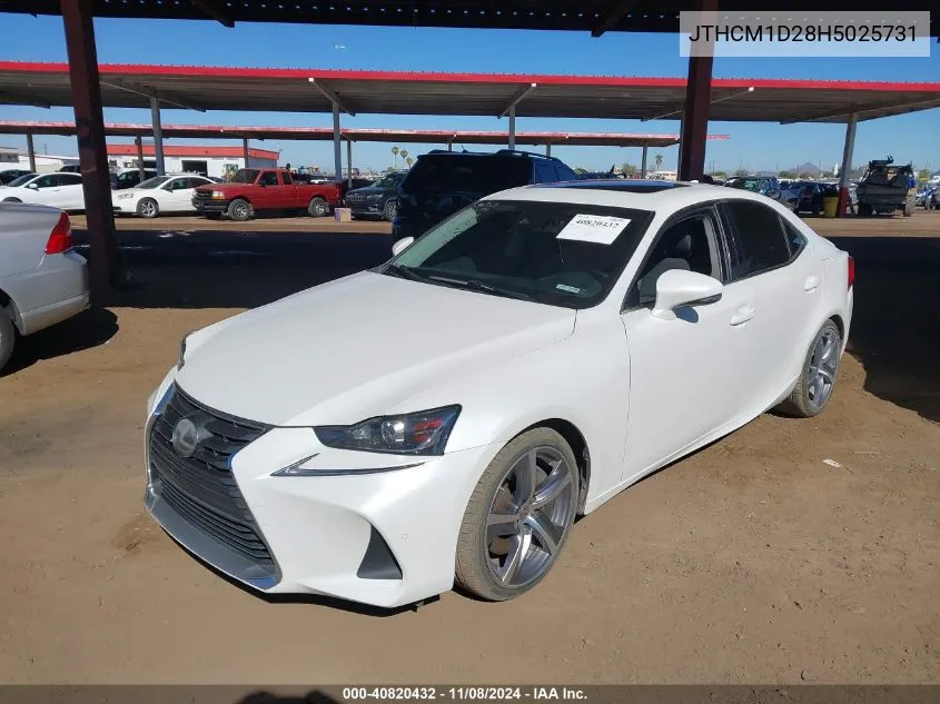 2017 Lexus Is 300 VIN: JTHCM1D28H5025731 Lot: 40820432