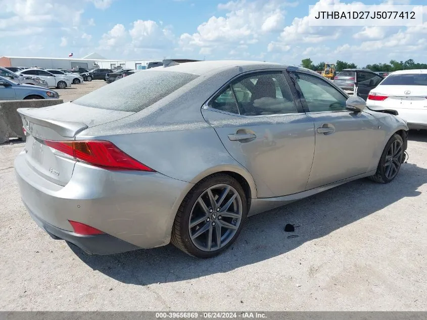 JTHBA1D27J5077412 2018 Lexus Is 300