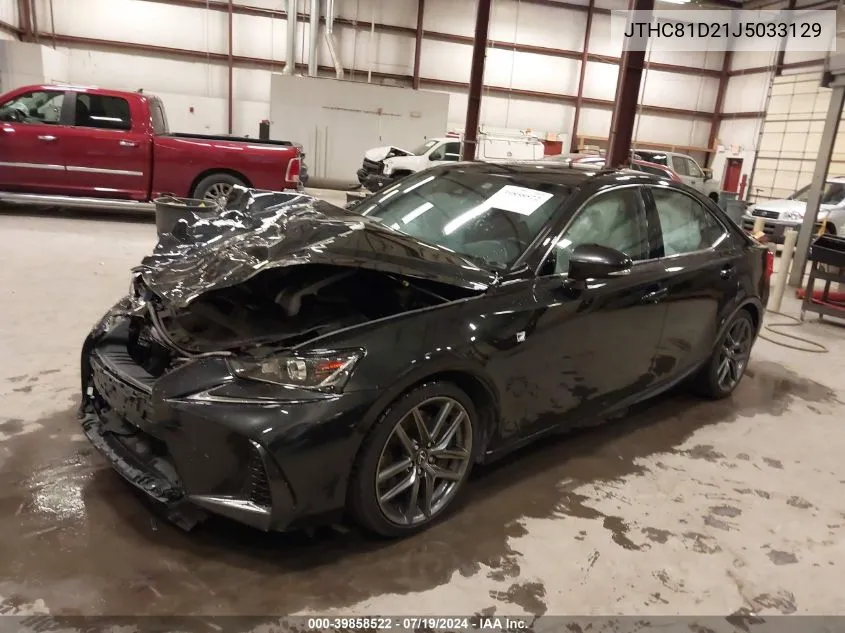 2018 Lexus Is 300 VIN: JTHC81D21J5033129 Lot: 39858522