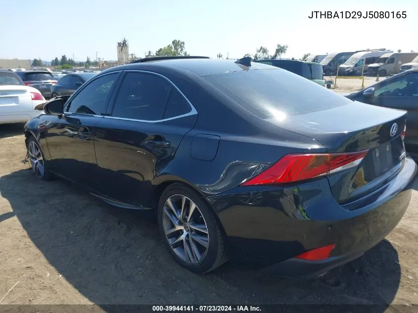 2018 Lexus Is 300 VIN: JTHBA1D29J5080165 Lot: 39944141