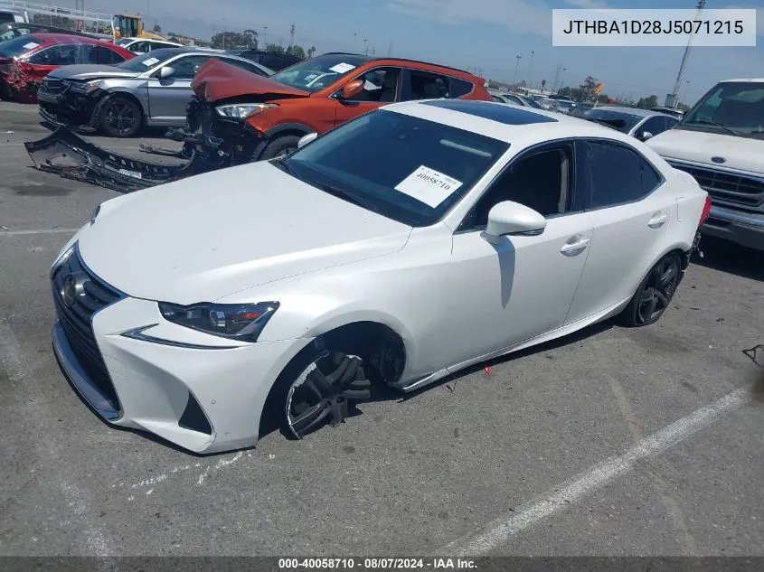 JTHBA1D28J5071215 2018 Lexus Is 300