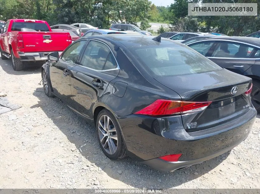 2018 Lexus Is 300 VIN: JTHBA1D20J5068180 Lot: 40059966