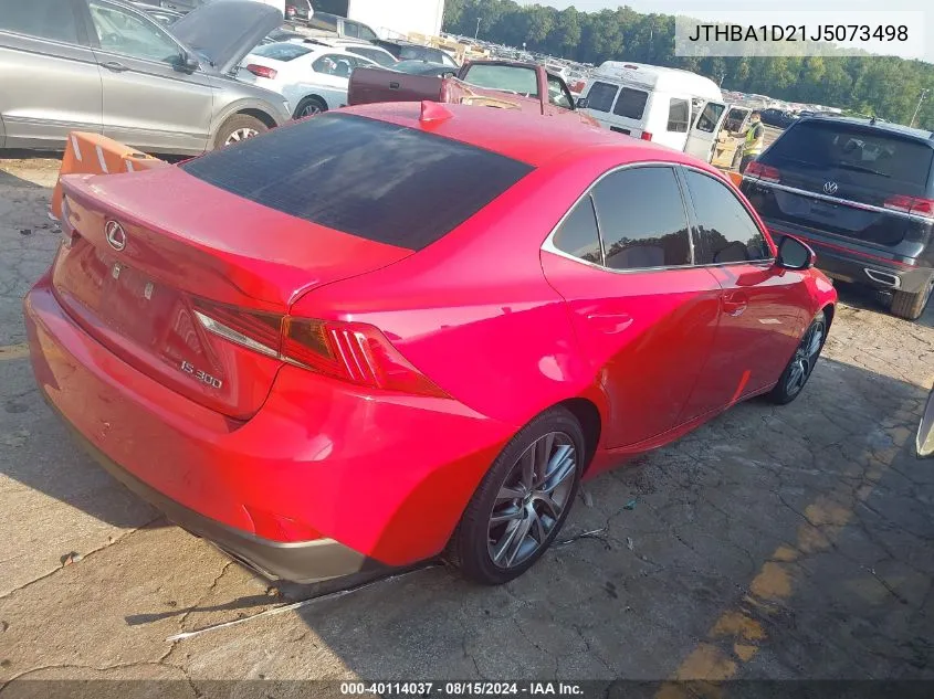 JTHBA1D21J5073498 2018 Lexus Is 300