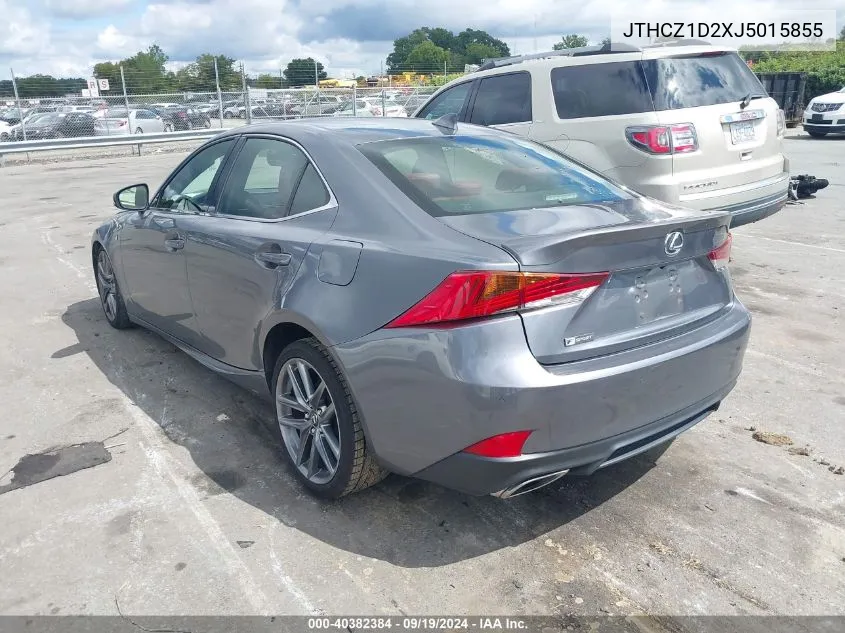 2018 Lexus Is 350 VIN: JTHCZ1D2XJ5015855 Lot: 40382384