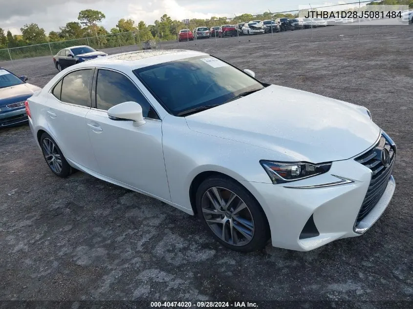 JTHBA1D28J5081484 2018 Lexus Is 300