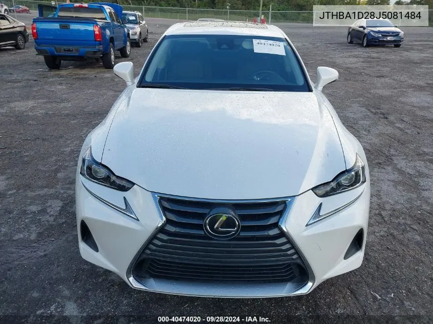 JTHBA1D28J5081484 2018 Lexus Is 300