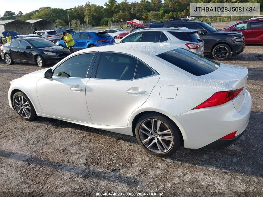 JTHBA1D28J5081484 2018 Lexus Is 300