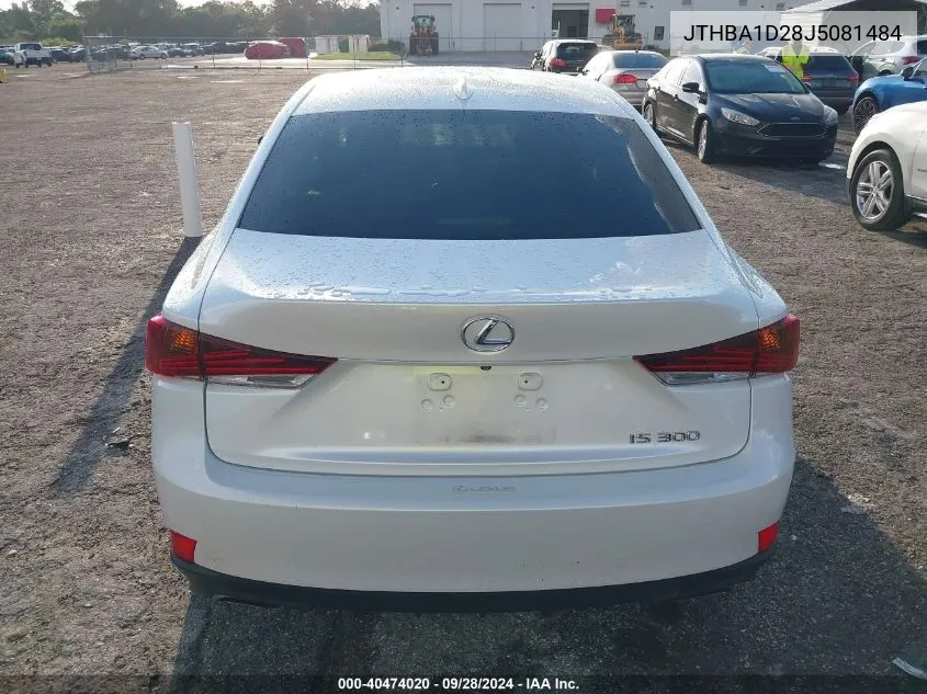 JTHBA1D28J5081484 2018 Lexus Is 300