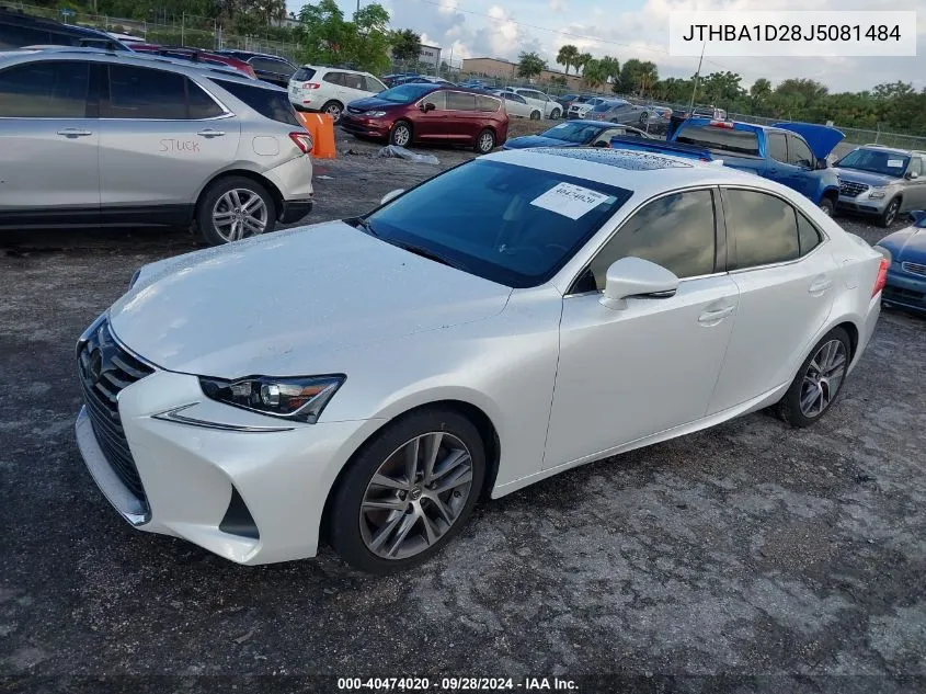 JTHBA1D28J5081484 2018 Lexus Is 300