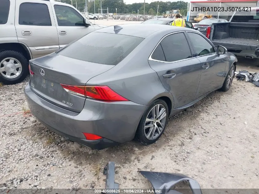 2018 Lexus Is 300 VIN: JTHBA1D23J5076421 Lot: 40508625