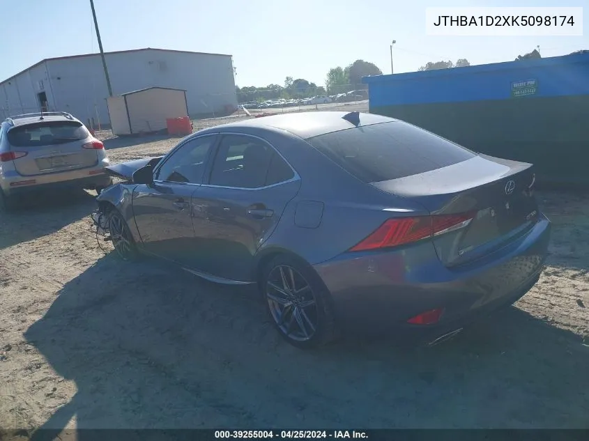 JTHBA1D2XK5098174 2019 Lexus Is 300