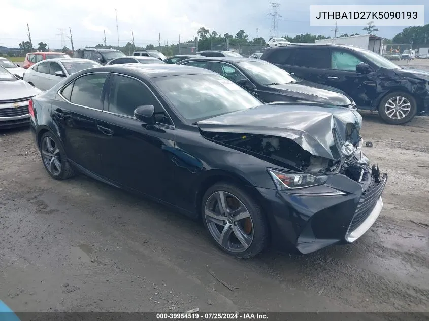 JTHBA1D27K5090193 2019 Lexus Is 300