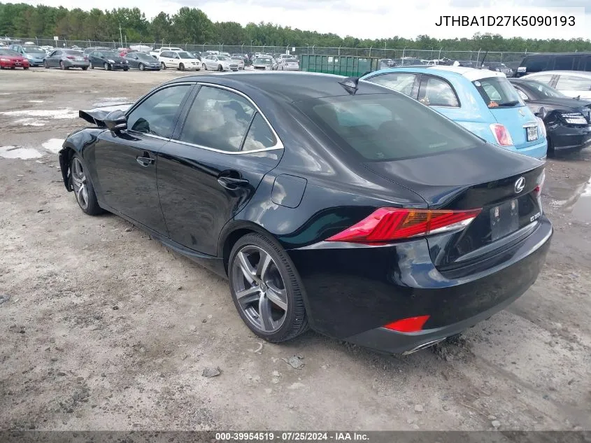 JTHBA1D27K5090193 2019 Lexus Is 300