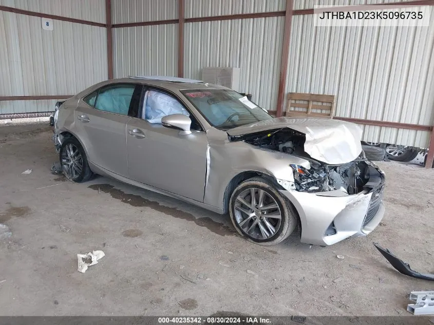 JTHBA1D23K5096735 2019 Lexus Is 300