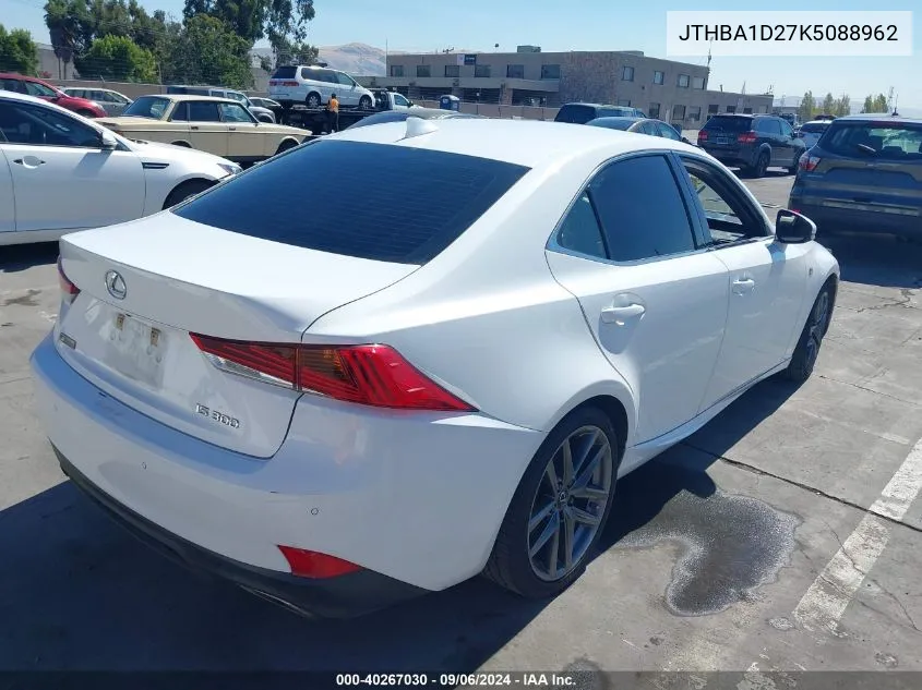 JTHBA1D27K5088962 2019 Lexus Is 300