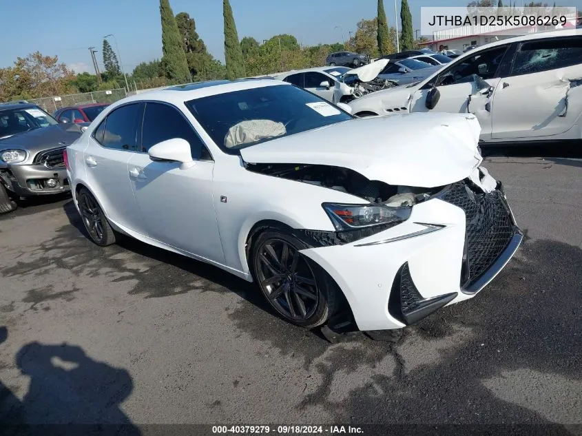 2019 Lexus Is 300 VIN: JTHBA1D25K5086269 Lot: 40379279