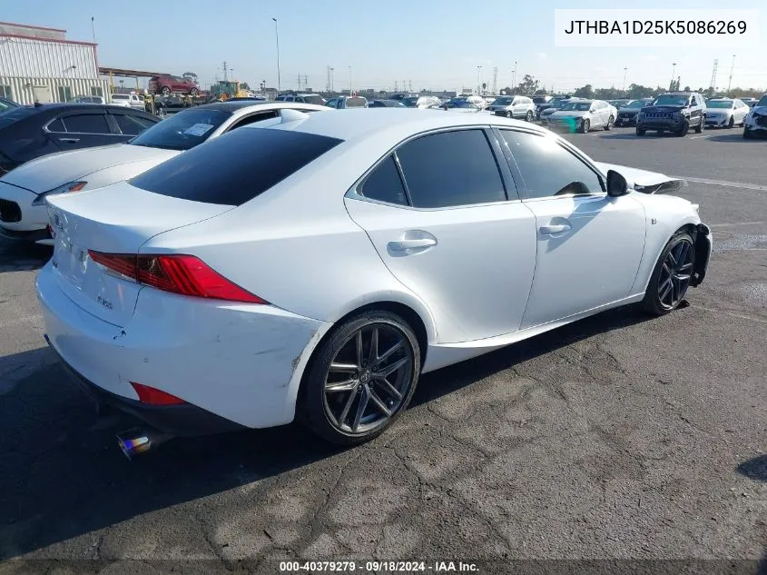 2019 Lexus Is 300 VIN: JTHBA1D25K5086269 Lot: 40379279