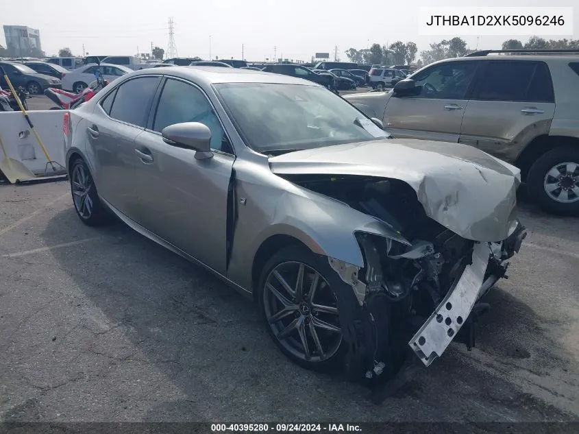 2019 Lexus Is 300 VIN: JTHBA1D2XK5096246 Lot: 40395280