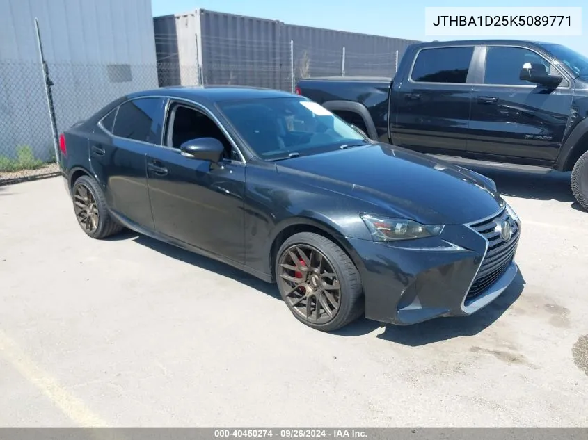 2019 Lexus Is 300 VIN: JTHBA1D25K5089771 Lot: 40450274