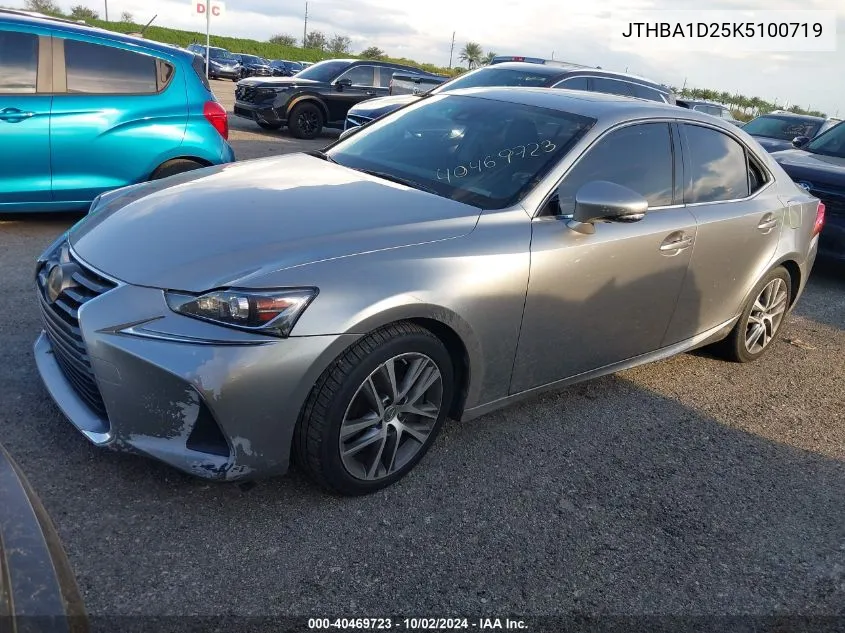 2019 Lexus Is 300 VIN: JTHBA1D25K5100719 Lot: 40469723