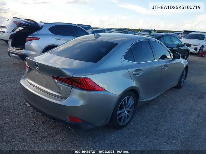 2019 Lexus Is 300 VIN: JTHBA1D25K5100719 Lot: 40469723