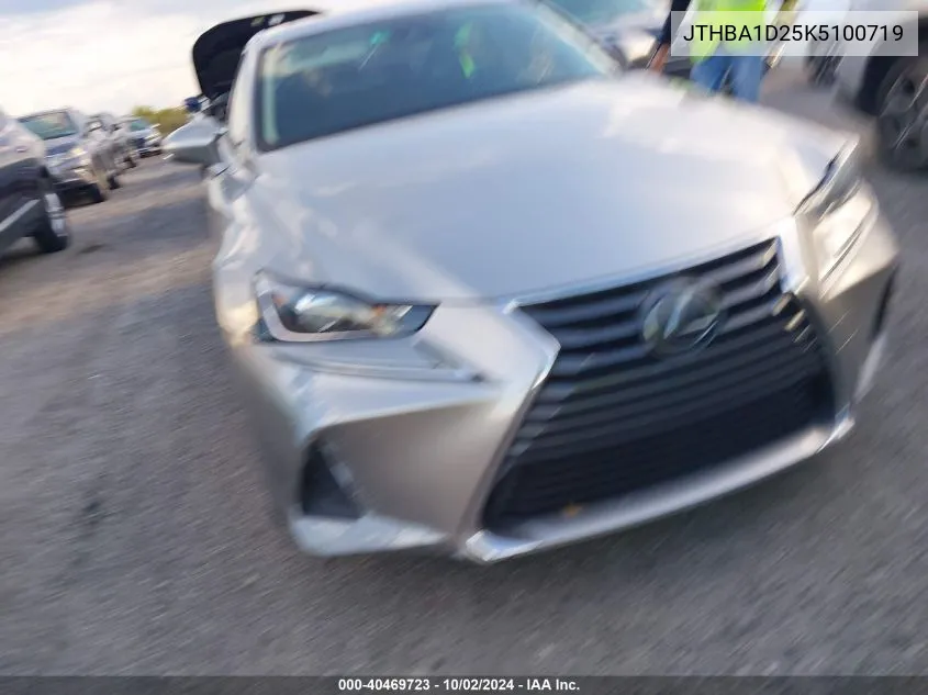 2019 Lexus Is 300 VIN: JTHBA1D25K5100719 Lot: 40469723