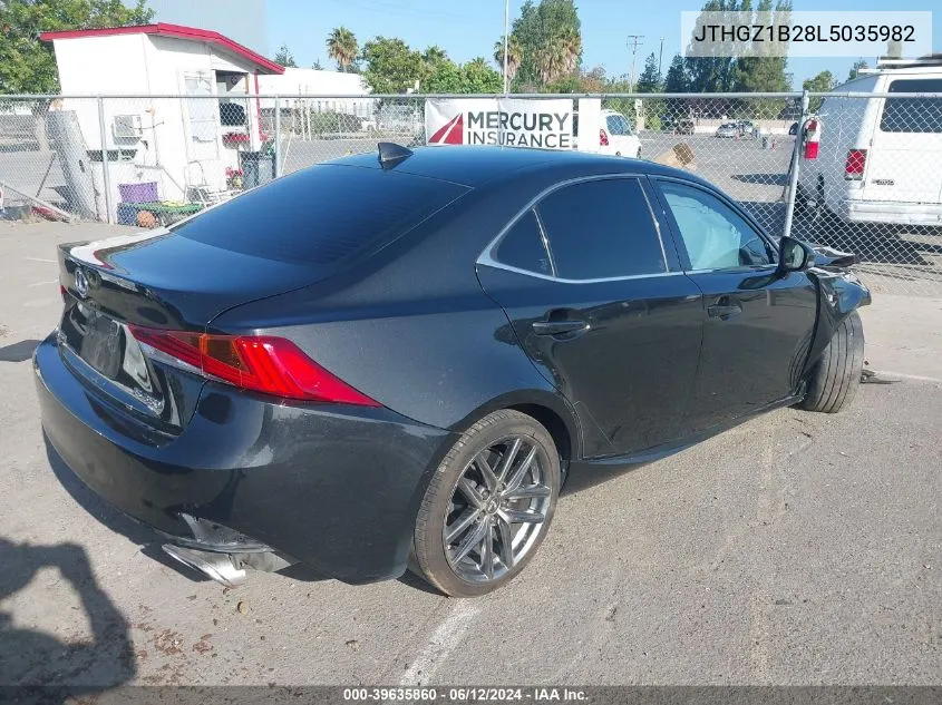 2020 Lexus Is 350 VIN: JTHGZ1B28L5035982 Lot: 39635860