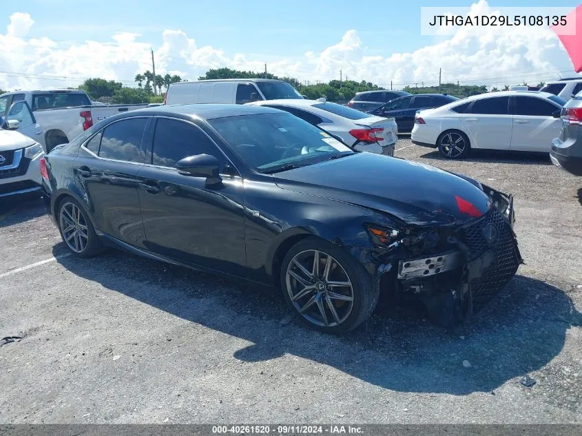 2020 Lexus Is 300 F Sport VIN: JTHGA1D29L5108135 Lot: 40261520