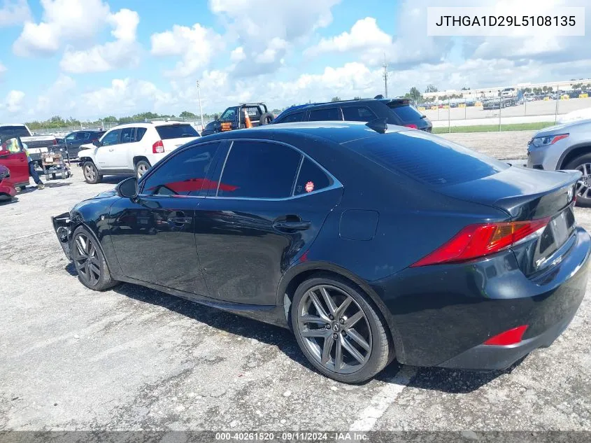 2020 Lexus Is 300 F Sport VIN: JTHGA1D29L5108135 Lot: 40261520