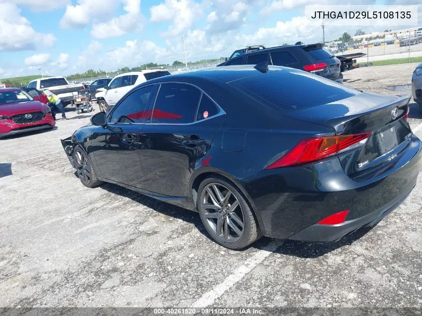 2020 Lexus Is 300 F Sport VIN: JTHGA1D29L5108135 Lot: 40261520