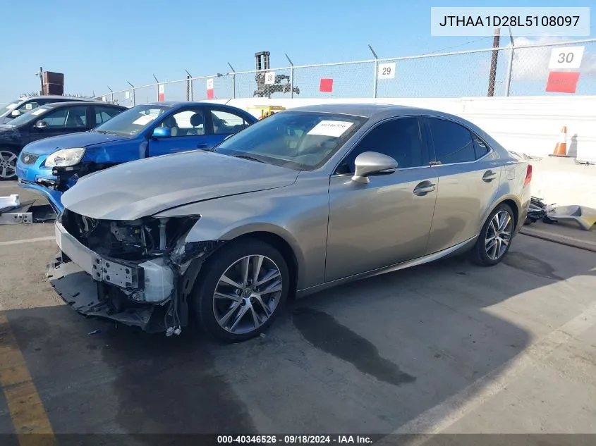 2020 Lexus Is 300 VIN: JTHAA1D28L5108097 Lot: 40346526