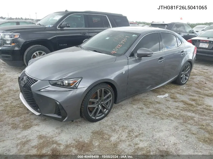 2020 Lexus Is 300 F Sport VIN: JTHG81F26L5041065 Lot: 40489409