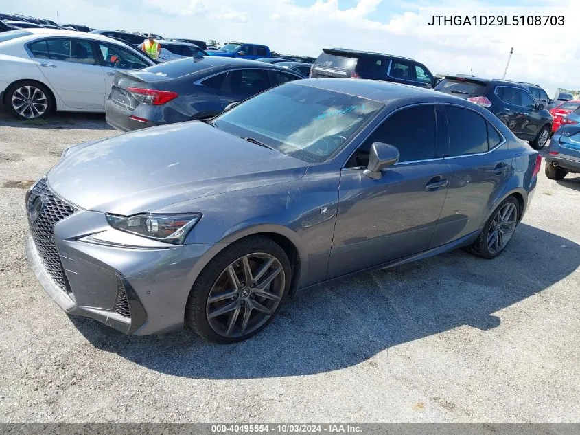 2020 Lexus Is 300 VIN: JTHGA1D29L5108703 Lot: 40495554