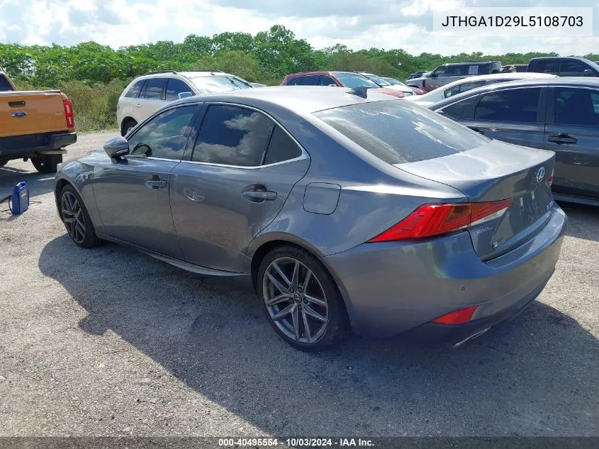 JTHGA1D29L5108703 2020 Lexus Is 300