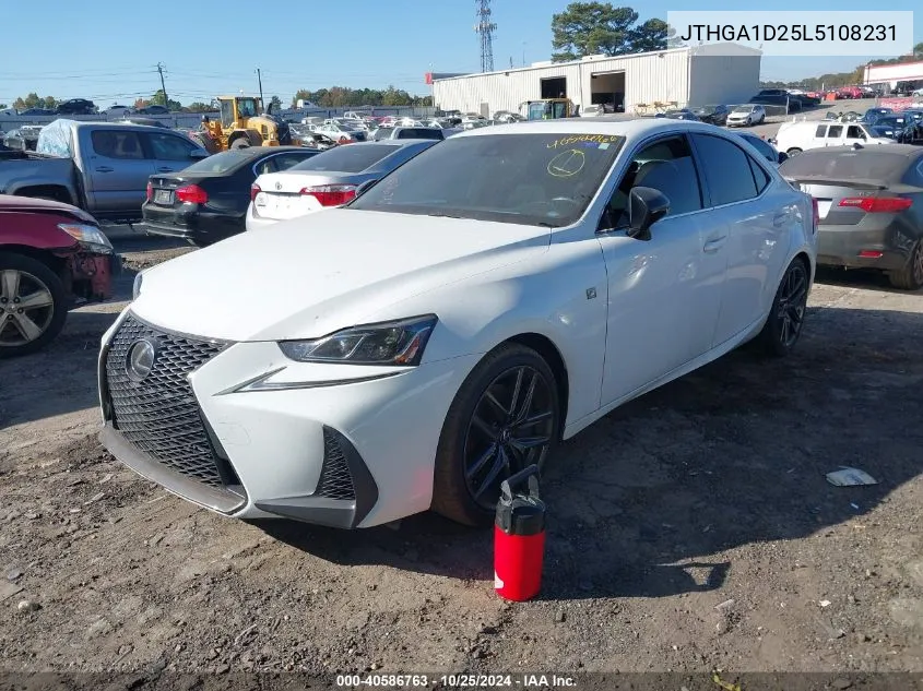 2020 Lexus Is 300 F Sport VIN: JTHGA1D25L5108231 Lot: 40586763