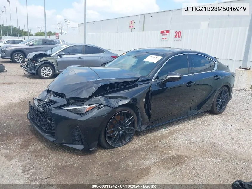 2021 Lexus Is 350 F Sport VIN: JTHGZ1B28M5046949 Lot: 39911242